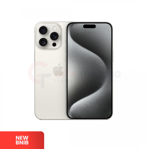 APPLE iPhone 15 Pro 5G White Titanium - Sim Free | ROM: 256GB | IMEI: 355746602027525 | NEW BNIB