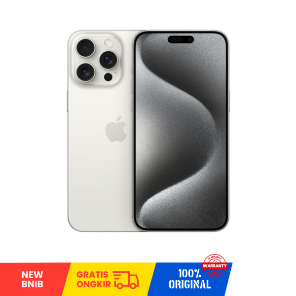 APPLE iPhone 15 Pro Max 5G (256GB/ DUAL SIM/ SILENT CAMERA/White Titanium/ IMEI: 359497799104315/ Sim free) - NEW BNIB