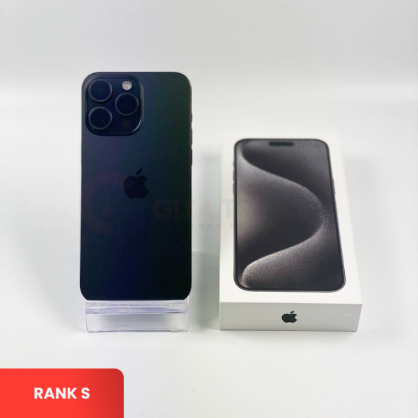 APPLE iPhone 15 Pro Max 5G Black Titanium - Sim Free | ROM: 256GB | Battery Health 84% | IMEI: 354550168548184 | RANK S