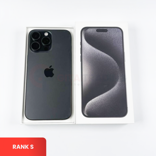 APPLE iPhone 15 Pro Max 5G Black Titanium - Sim Free | ROM: 512GB | Battery Health 87% | IMEI: 354645216206908 | RANK S