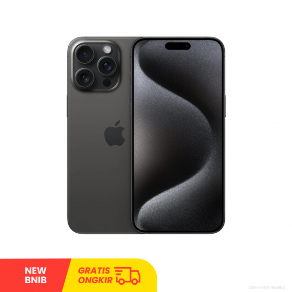 APPLE iPhone 15 PRO MAX 5G BLACK TITANIUM - Sim Free | ROM: 512GB | Silent Camera & Single Sim  |  MEI: 357300549851296 | NEW BNIB