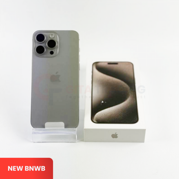 APPLE iPhone 15 Pro Max 5G Natural Titanium - Sim Free | ROM: 1000GB (1TB) | IMEI: 359779342117971 | NEW BNWB