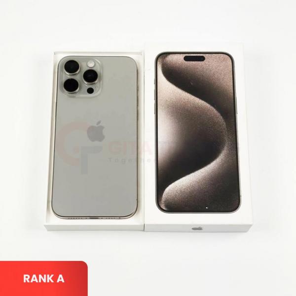 APPLE iPhone 15 Pro Max 5G Natural Titanium - Sim Free | ROM: 256GB | Battery Health 85% | IMEI: 354784322806762 | RANK A