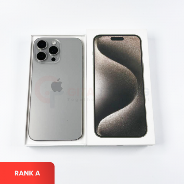 APPLE iPhone 15 Pro Max 5G Natural Titanium - Sim Free | ROM: 512GB | Battery Health 85% | IMEI: 351073870463082 | RANK A