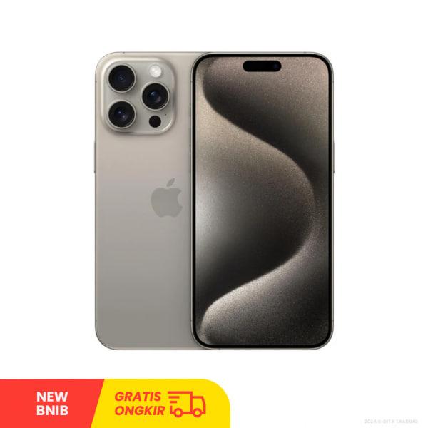 APPLE iPhone 15 PRO MAX 5G NATURAL TITANIUM - Sim Free | ROM: 512GB | Silent Camera & Single Sim  |  MEI: 357300549737602 | NEW BNIB