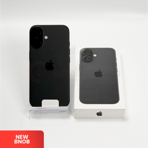 APPLE iPhone 16 5G Black | ROM: 128GB | Battery Health: 100% | IMEI: 358766564411399 | NEW BNOB