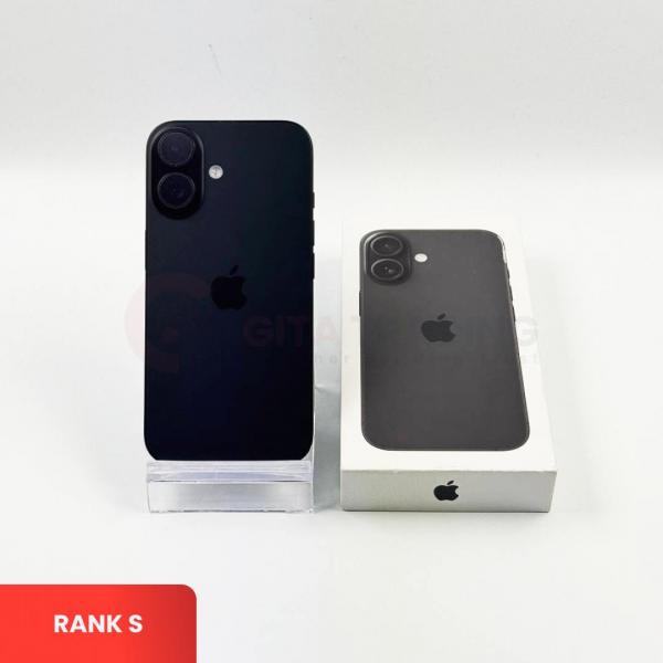 APPLE iPhone 16 5G Black - Sim Free | ROM: 128GB | Battery health 91% | IMEI: 356451764390261 | RANK S