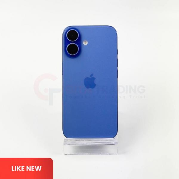 APPLE iPhone 16 5G Ultramarine - Sim Free | ROM: 128GB | Battery health 100% | IMEI: 351739177418827 | LIKE NEW