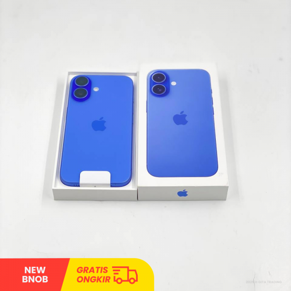 APPLE iPhone 16 5G Ultramarine - Sim Free | ROM: 256GB | Battery Health 100% | IMEI: 351086128529439 | NEW BNOB