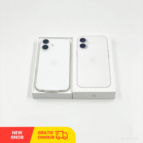 APPLE iPhone 16 5G White - Sim Free | ROM: 256GB | Battery Health 100% | IMEI: 352348387739953 | NEW BNOB