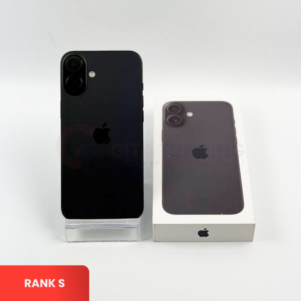 APPLE iPhone 16 PLUS 5G Black - Sim Free | ROM: 128GB | Battery Heath 95% | IMEI: 354501764267182 | RANK A