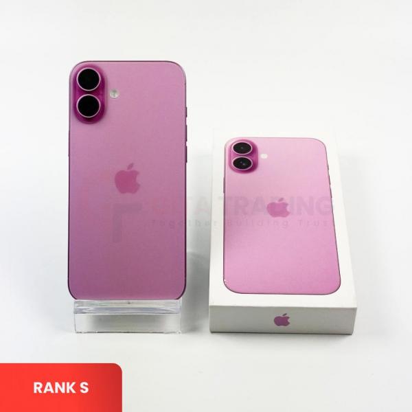 APPLE iPhone 16 PLUS  5G PINK - Sim Free | ROM: 128GB | Battery Heath 100% | IMEI: 357577724730276 | RANK S