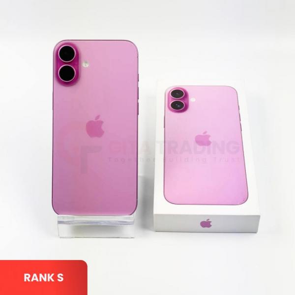 APPLE iPhone 16 PLUS  5G PINK - Sim Free | ROM: 128GB | Battery Heath 94% | IMEI: 354501762564564 | RANK S
