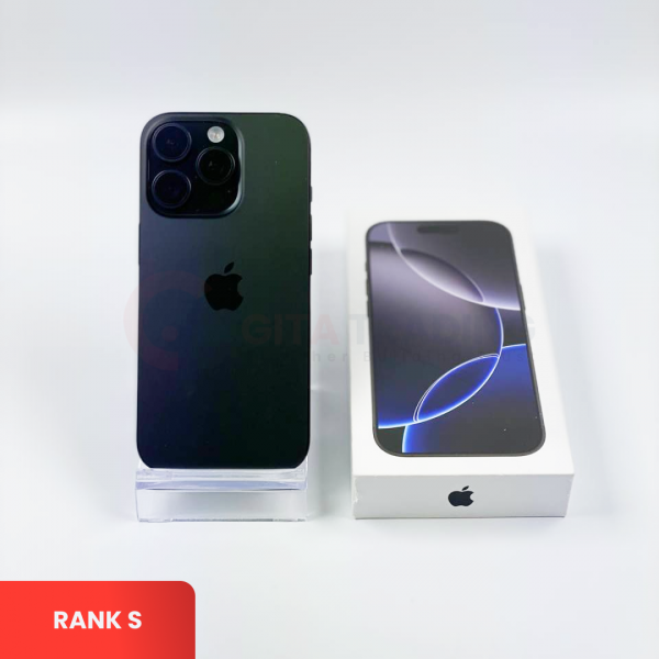 APPLE iPhone 16 Pro 5G Black Titanium - Sim Free | ROM: 128GB | Battery health 97% | IMEI: 355934725676085 | RANK S