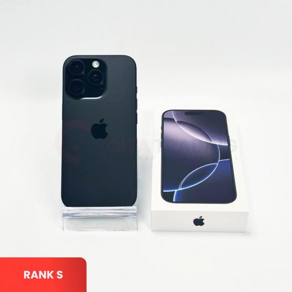 APPLE iPhone 16 Pro 5G Black Titanium - Sim Free | ROM: 256GB | Battery health 99% | IMEI: 350717763361321 | RANK S