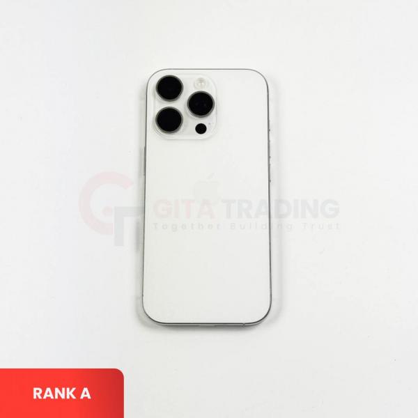 APPLE iPhone 16 PRO 5G White Titanium - Sim Free | ROM: 128GB | Battery health 100% | IMEI: 353446789919881 | RANK A
