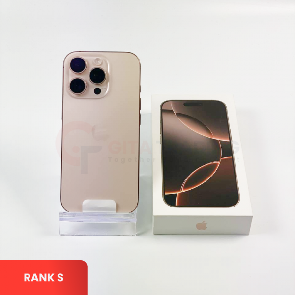APPLE iPhone 16 Pro 5G Desert Titanium - Sim Free | ROM: 128GB | Battery health 93% | IMEI: 351385199397837 | RANK S