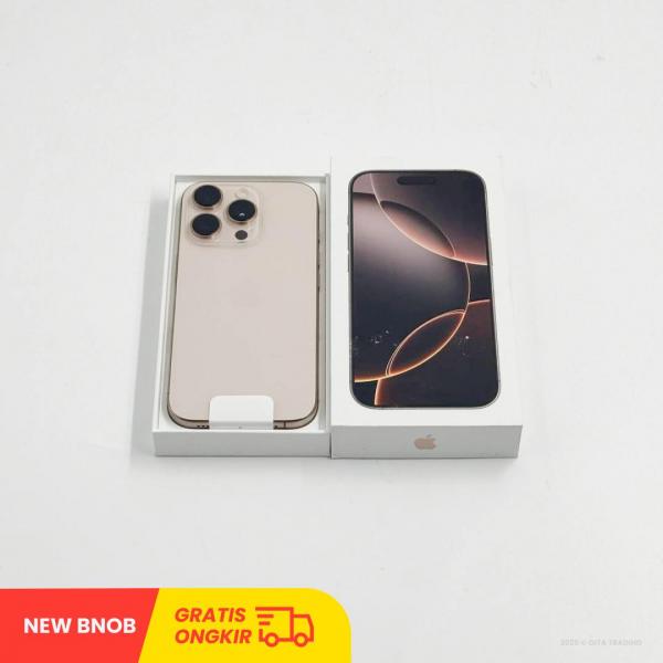 APPLE iPhone 16 Pro 5G Desert Titanium - Sim Free | ROM: 256GB | Dual Sim & Silent Camera | IMEI: 359135886709535 | NEW BNOB