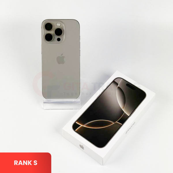 APPLE iPhone 16 PRO 5G Natural Titanium | ROM: 512GB | Battery health 91% | IMEI: 354149559485989 | RANK S