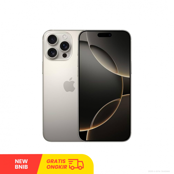 APPLE iPhone 16 Pro 5G Natural Titanium - Sim Free | ROM: 256GB | Dual Sim & Silent Camera | IMEI: 351989736591669 | NEW BNIB