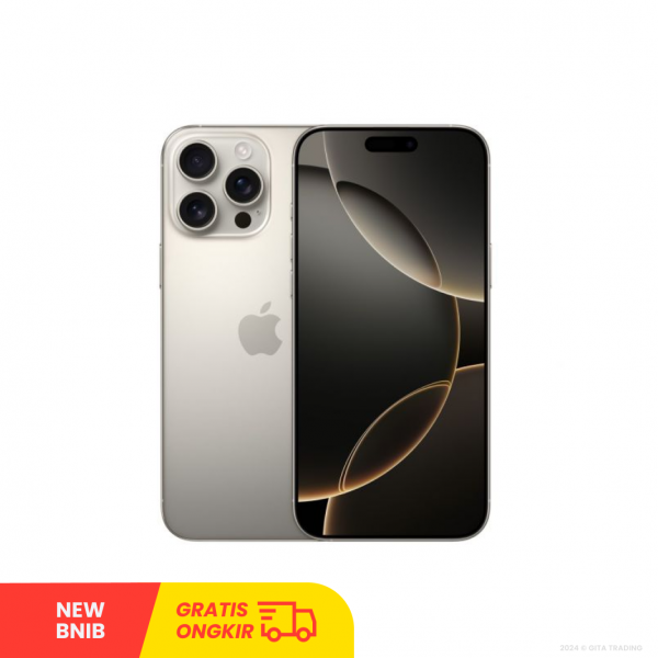 APPLE iPhone 16 Pro 5G Natural Titanium - Sim Free | ROM: 256GB | Dual Sim & Silent Camera | IMEI: 355040526233488 | NEW BNIB