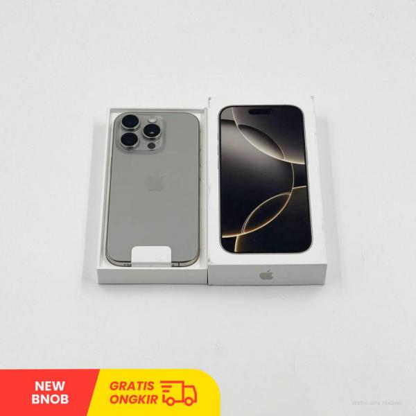 APPLE iPhone 16 Pro 5G Natural Titanium - Sim Free | ROM: 256GB | IMEI: 357442263299318 | NEW BNOB