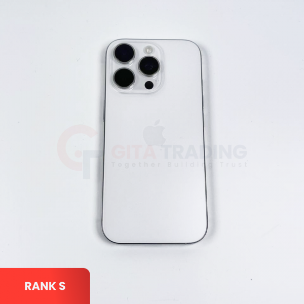 APPLE iPhone 16 PRO 5G White Titanium - Sim Free | ROM: 128GB | Battery health 100% | IMEI: 355934725409826 | RANK S