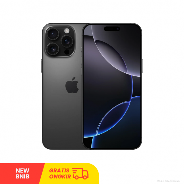 APPLE iPhone 16 Pro Max 5G Black Titanium - Sim Free | ROM: 1000GB(1TB) | Silent Camera & Single Sim | IMEI: 351486000124723 | BNIB