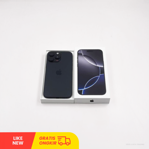 APPLE iPhone 16 Pro Max 5G Black Titanium - Sim Free | ROM: 256GB |  Battery Health 100% | IMEI: 350523898612657 | LIKE NEW