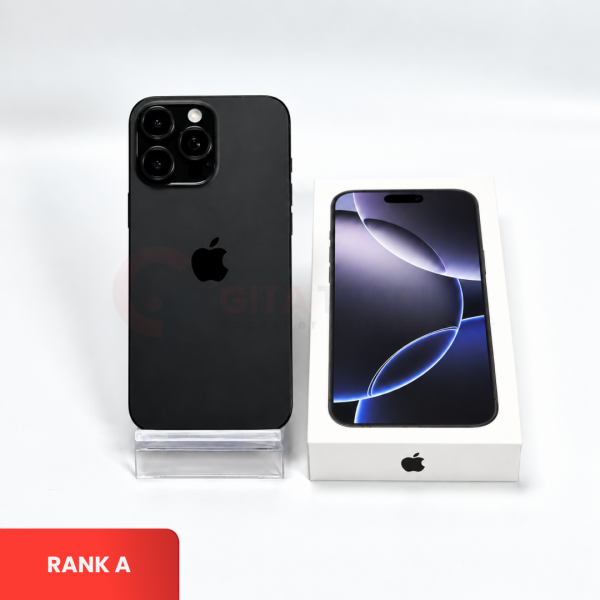 APPLE iPhone 16 Pro Max 5G Black Titanium - Sim Free | Single SIM & Silent Camera | ROM: 256GB |  Battery Health: 94% | IMEI: 357294189572579 | RANK A
