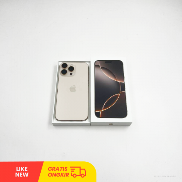 APPLE iPhone 16 Pro Max 5G Desert Titanium - Sim Free | ROM: 256GB |  Battery Health 100% | IMEI: 359974607936682 | LIKE NEW