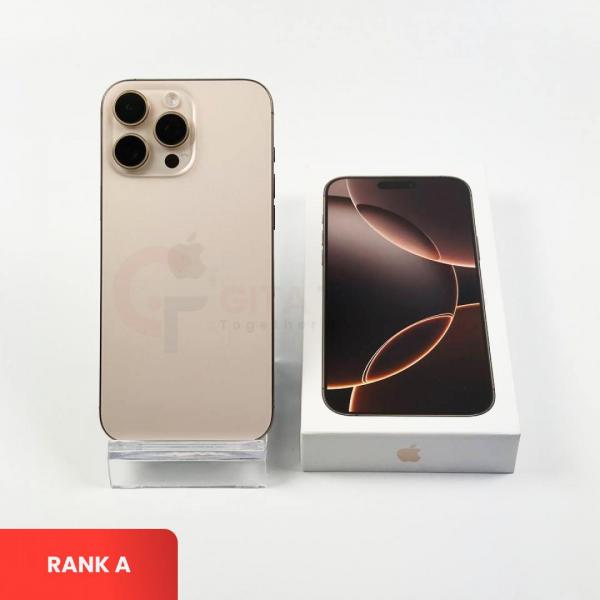 APPLE iPhone 16 Pro Max 5G Desert Titanium - Sim Free | ROM: 256GB | Battery health 91% | IMEI: 351655952727010 | RANK A