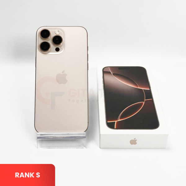 APPLE iPhone 16 Pro Max 5G Desert Titanium - Sim Free | ROM: 512GB | Battery Health 95% | IMEI: 352549820834992 | RANK S