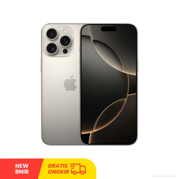 APPLE iPhone 16 Pro Max 5G Natural Titanium - Sim Free | ROM: 256GB | Silent Camera & Dual Sim | IMEI: 352931128446374 | BNIB