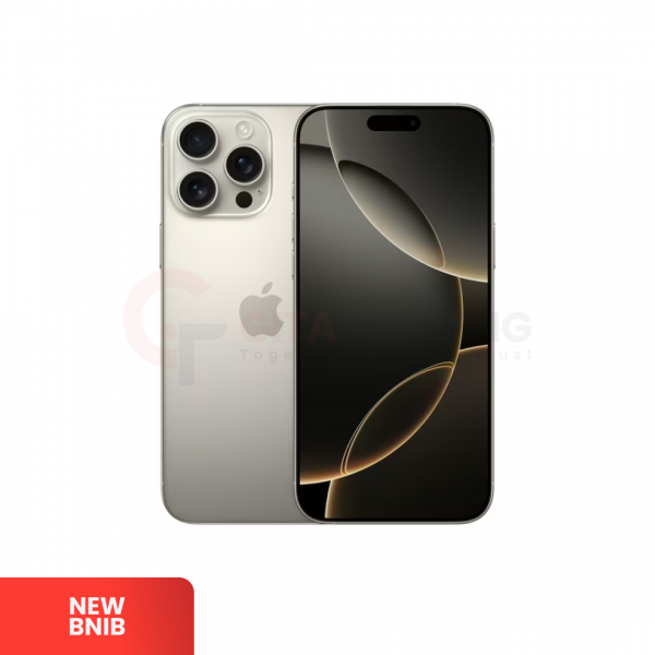 APPLE iPhone 16 Pro 5G Natural Titanium - Sim Free | ROM: 256GB | Single Sim FISIK & Silent Camera | IMEI: 354553645492042 | NEW BNIB