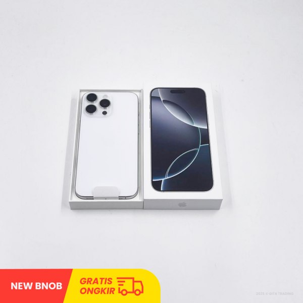 APPLE iPhone 16 Pro Max 5G White Titanium - Sim Free | ROM: 1000GB(1TB) | IMEI: 357849372820117 | BNOB