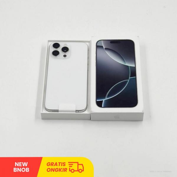 APPLE iPhone 16 Pro Max 5G White Titanium - Sim Free | ROM: 1000GB(1TB) | IMEI: 357849375676318 | BNOB