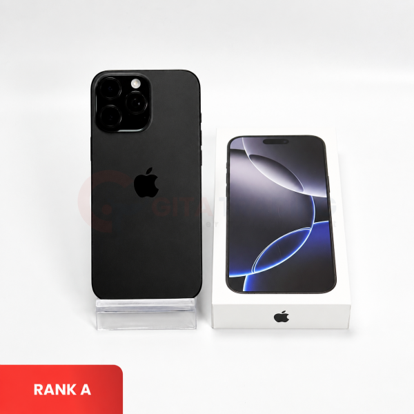 APPLE iPhone 16 Pro Max 5G Black Titanium - Sim Free | ROM: 256GB |  Battery Health: 92% | IMEI: 358798962031180 | RANK A