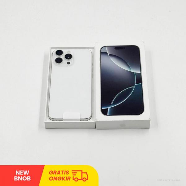 APPLE iPhone 16 Pro Max 5G White Titanium - Sim Free | ROM: 256GB | IMEI: 357849375676318 | BNOB