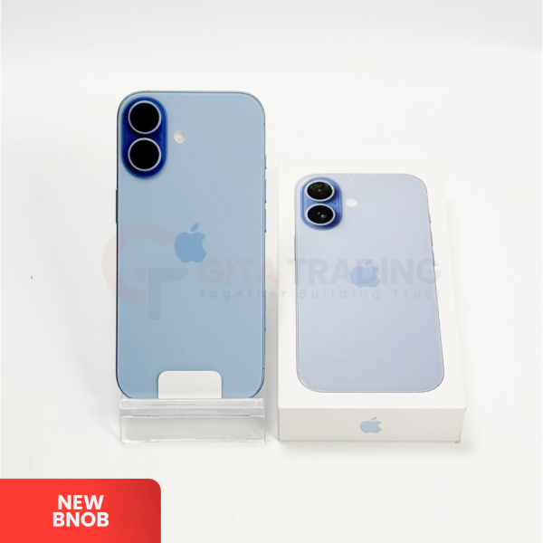 APPLE iPhone 17 5G BLUE - Sim Free (SIM FISIK) | ROM: 256GB | Single Sim & Silent Camera | IMEI: 358080228802435 | NEW BNOB