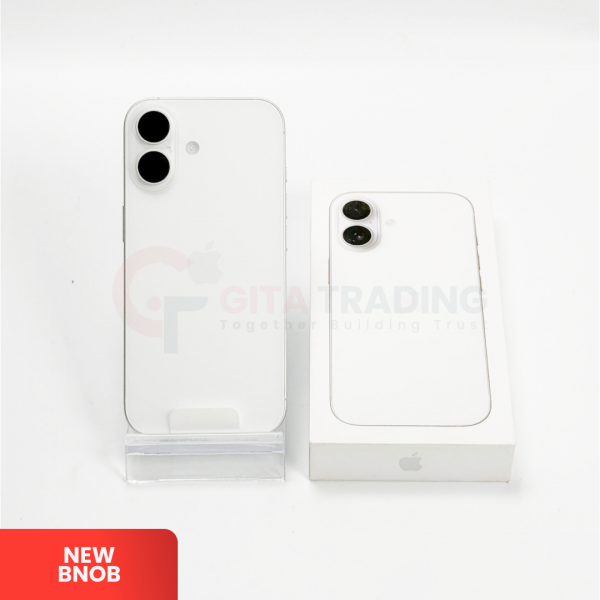 APPLE iPhone 17 5G WHITE - Sim Free (SIM FISIK) | ROM: 256GB | Single Sim & Silent Camera | IMEI: 352000932011392 | NEW BNOB