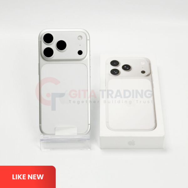 APPLE iPhone 17 Pro 5G Silver - Sim Free (eSIM Only) | Battery Health: 100% | ROM: 512GB | IMEI: 351030799019320 | LIKE NEW