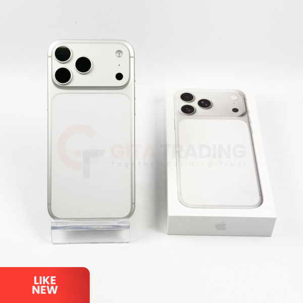 APPLE iPhone 17 Pro 5G Silver - Sim Free (eSIM) | ROM: 256GB | Battery Health 100% | IMEI: 358816653405131 | LIKE NEW