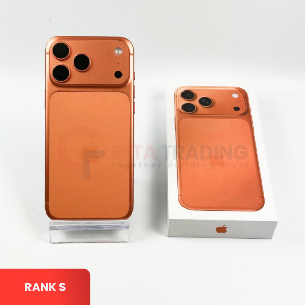 APPLE iPhone 17 Pro Max 5G Cosmic Orange - Sim Free (eSIM) | ROM: 256GB | Battery Health 100% | IMEI: 359285690927649 | RANK S