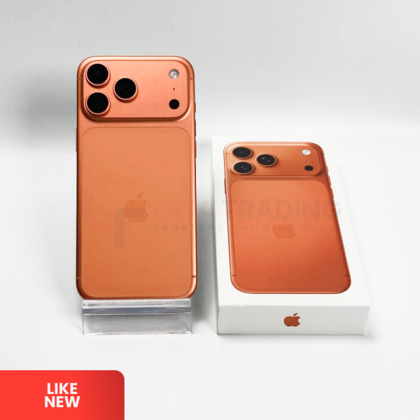APPLE iPhone 17 Pro Max 5G Cosmic Orange - Sim Free (SIM Fisik) | Silent Camera & Single SIM | ROM: 256GB | Battery Health 100% IMEI: 35275840160980 | LIKE NEW
