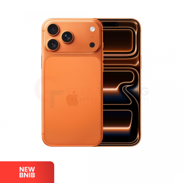 APPLE iPhone 17 Pro Max 5G Cosmic Orange - Sim Free (SIM Fisik) | Silent Camera & Single SIM | ROM: 256GB | IMEI: 350683549953015 | NEW BNIB