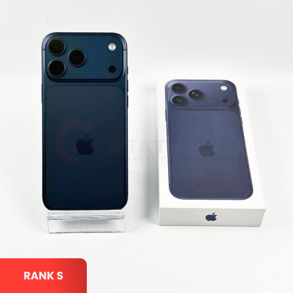 APPLE iPhone 17 Pro Max 5G Deep blue - Sim Free (SIM Fisik) | Silent Camera & Single SIM | Battery Health 100% |  ROM: 512GB | IMEI: 354687619105261 | RANK S
