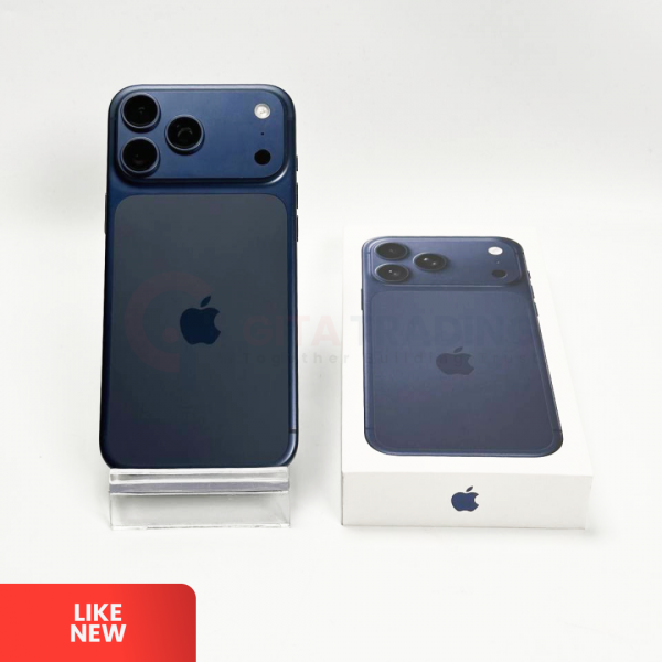 APPLE iPhone 17 Pro Max 5G Deep Blue - Sim Free (SIM Fisik) | Silent Camera & Single SIM | ROM: 256GB | Battery Health 100% IMEI: 352758401919787 | LIKE NEW