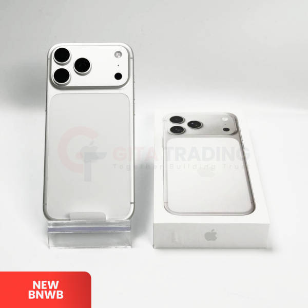 APPLE iPhone 17 Pro Max 5G Silver - Sim Free (eSIM) | ROM: 2000GB(2TB) | Battery Health 100% | IMEI: 359285693933073 | NEW BNWB