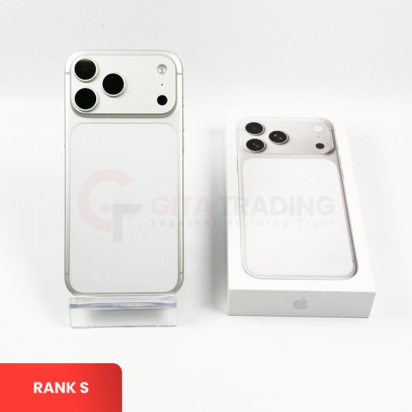 APPLE iPhone 17 Pro Max 5G Silver - Sim Free (eSIM) | ROM: 256GB | Battery Health 99% | IMEI: 350132460818179 | RANK S